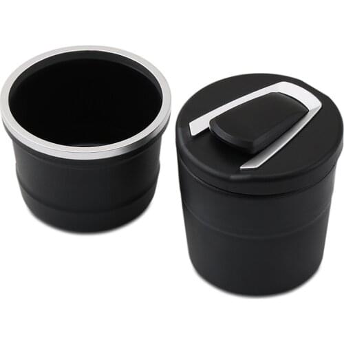 Car Ashtray Garbage Coin Storage Cup Container Cigar Ash Tray For FOCUS CRUZE GOLF POLO RIO Solaris Verna LADA Passat Corolla K3