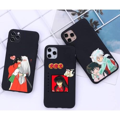 Hot Anime Japan Cartoon Inuyasha Phone Case for iphone 12 11 Pro Mini XS MAX 8 7 6 6S Plus X 5S SE 2020 XR cover