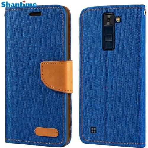 Oxford Leather Wallet Case For LG K8 2016 K8 LTE K8 4G With Soft TPU Back Cover Magnet Flip Case For LG Phoenix 2 LG Escape 3