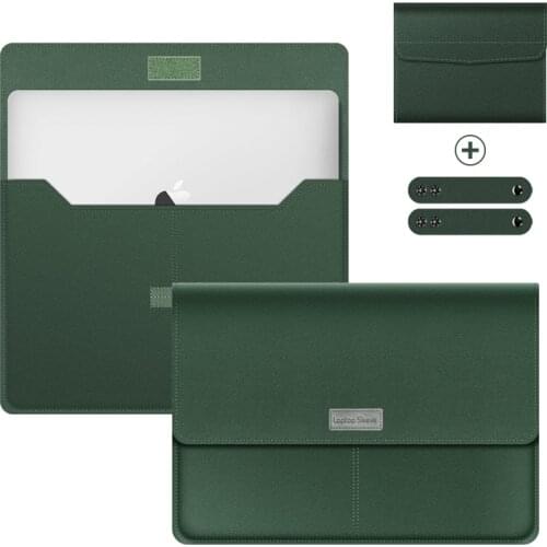 Laptop Sleeve Bag Case For Macbook Air Pro 13 inch 2020 Waterproof Pu Leather Notebook Cover For Huawei Lenovo HP ASUS Case