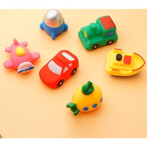 Baby Bath Toys Six-piece Water-sensing Luminous Colorful Led Bathroom Water Toy Baby Shower Convenient and Healthy