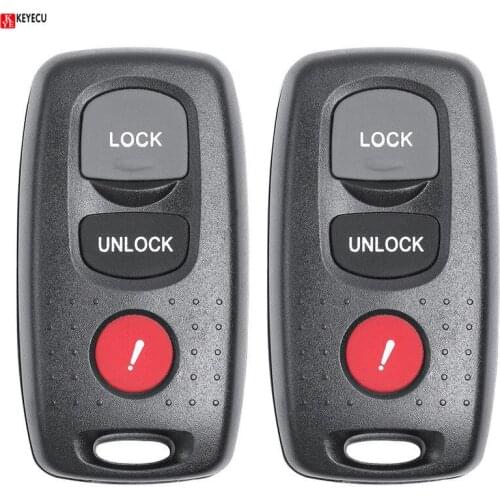 Keyecu 3Button Remote Car Key 313.8MHZ Model:41846 FCC: KPU41846 for Mazda 3 2004 2005 2006 2007 2008 for Mazda 6 2003 2004 2005