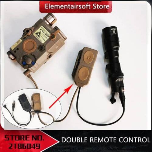 Element Airsoft Tactical Augmented Pressure Switch Double Switch For PEQ-15 PEQ-16A a peq airsoft DBAL 2