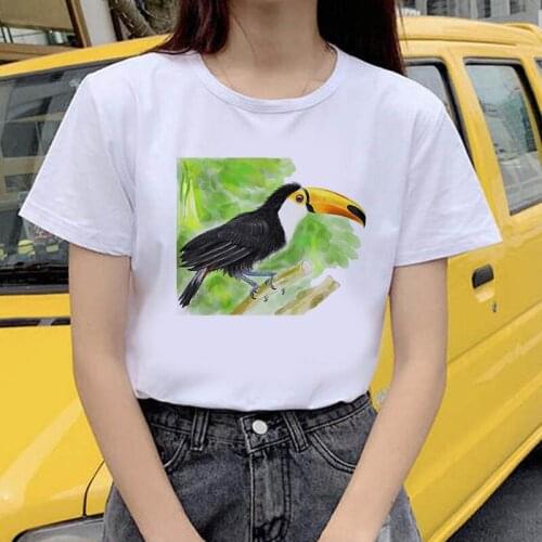 Funny Cartoon Coutan Print Womens T-shirt Fashion 90s Vintage Ulzzang Aesthetic Female T shirts Clothing Camisas Mujer