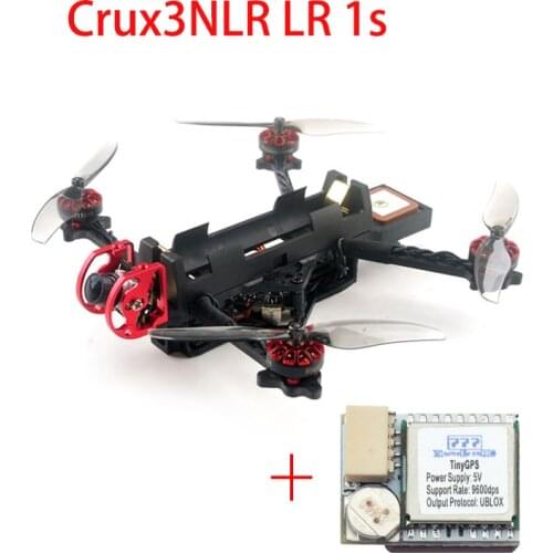 Happymodel Crux3 NLR ELRSF4 2G4 5in1 AIO Mini M8N GPS Buzzer Caddx ANT EX1202.5 KV11500 18650 3inch ELRS Nano Long Range Drone