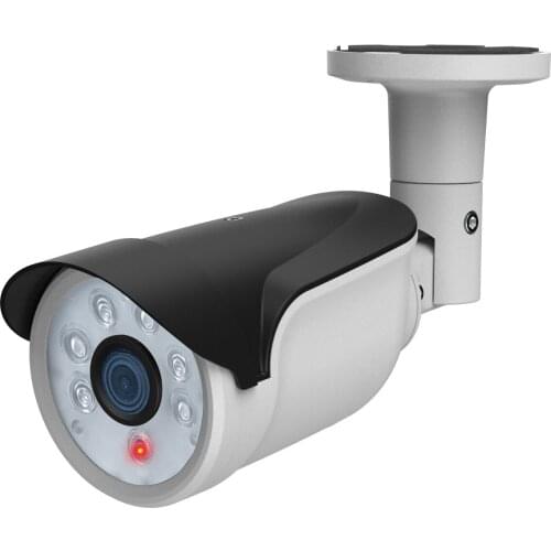 Simulation metal CCTV Camera Waterproof Outdoor and Indoor Security dummy fake Surveillance Camera with Flashing LED Light