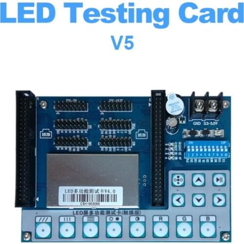Multi-function AMS-V5 testing card support vdwall led video processor for led display screen panels