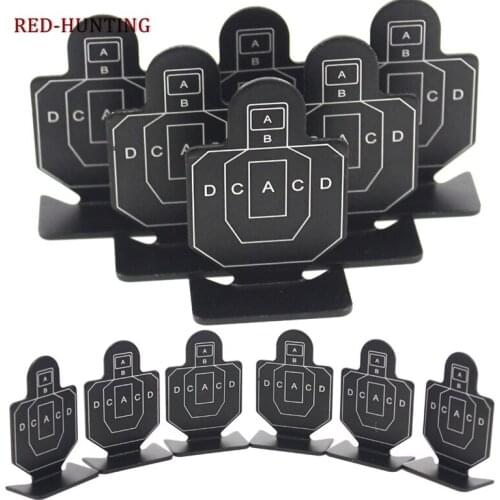 6Pcs Outdoor Metal Airsoft Tactical Target Hunting Shooting Target Set Durable Archery Kit Useful Target Practice Accessory