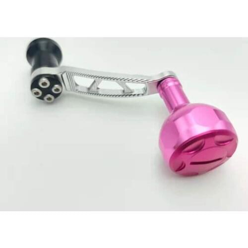 New 48mm single handle, suitable for daiwa\Shimano handle modification, color alloy plate. Small and convenient