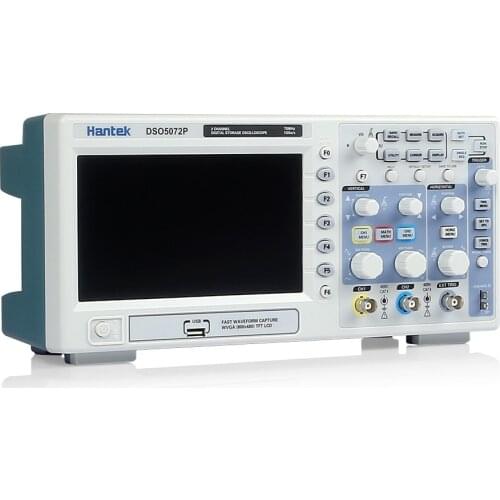 Hantek DSO5072P Oscilloscope 2 Channels 70MHz Handheld Osciloscopio Digital Oscilloscopes USB LCD Oscillograph Diagnostic-tool