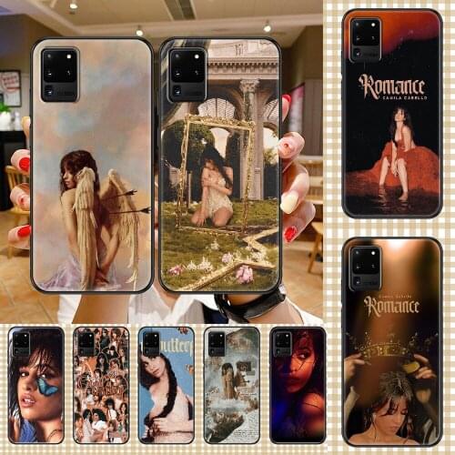 Singer Camila Cabello Angels Phone case For Samsung Galaxy Note 4 8 9 10 20 S8 S9 S10 S10E S20 Plus UITRA Ultra black art cover