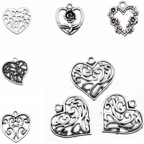 Tristana Hearts Charms designer charms for jewelry making diy jewelry kit accessories