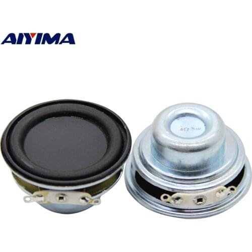 AIYIMA 2Pcs 1.5 Inch Full Range Speaker 4 Ohm 5W Mini Bass Speaker 40MM Multimedia Loudspeaker For Amplifier Sound Home Theater