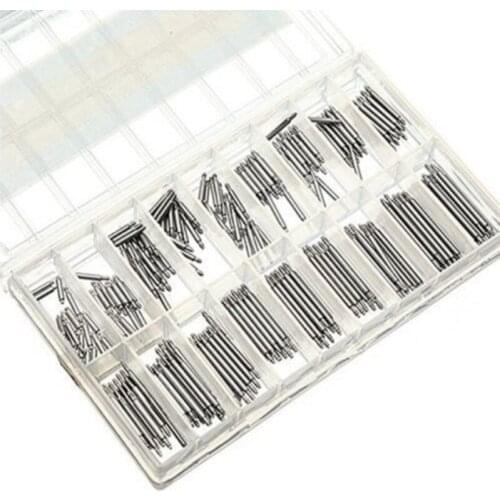 360Pcs 8-25mm Stainless Steel Watch Wrist Band Spring Bars Strap Link Pin Repair