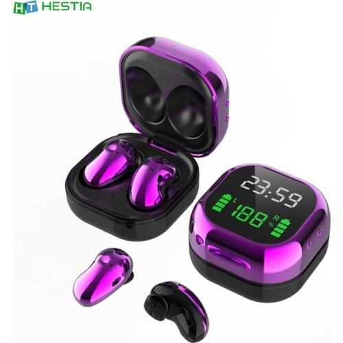 S6 PLUS TWS 5.1 LED color screen power display Not in ears Comfortable to wear Mini buttons Bluetooth headset Clock display