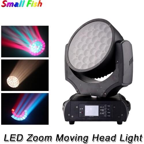 Stage Light 37X20W RGBW 4IN1 LED Zoom Moving Head Light Beam Wash Effect Dj Equipments LED Moving Head For Stage DJ Bar Weddings