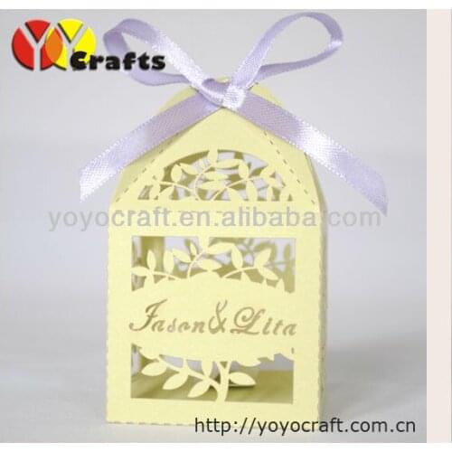 Special design sweet wedding cake boxes wedding candy box