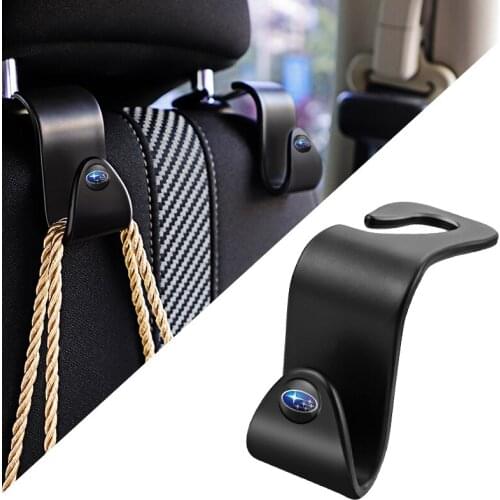 2Pcs Car Seat Back Hooks Portable Hanging Bag Rack Accessories For Subaru Impreza Legacy WRX STI BRZ XV Forester Crosstrek