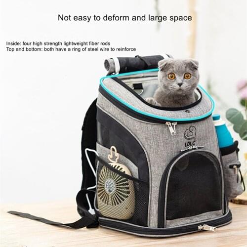 Pet Carrier Bag Breathable Mesh Outdoor Pet Travel Bag Backpack for Cat Dog Puppy Rabbit Small Pets Carrier Suit All Seasons