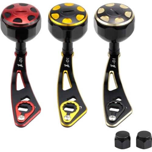 EKfan New model size 8 * 5 mm suitable for daiwa fishing reel handle with aluminum alloy knob used for fishing lure wheel