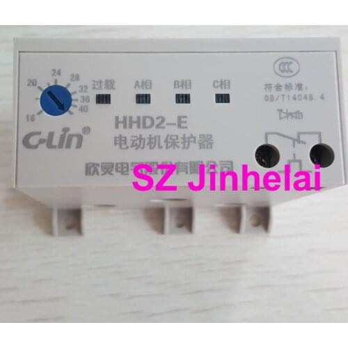 C-Lin HHD2-E New and original 16-40A AC380V Motor protector, Break phase overload protector