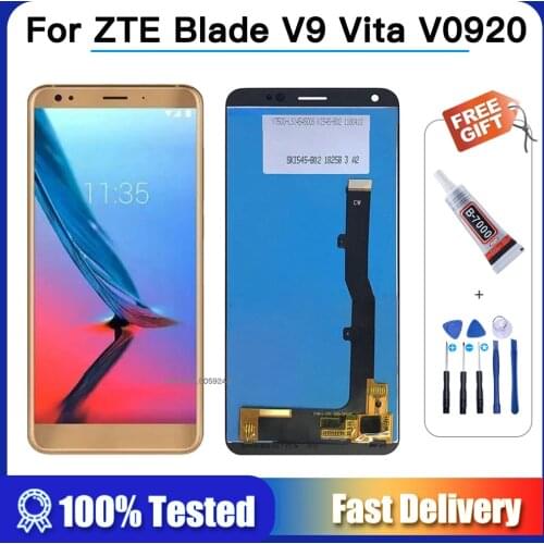 5.45" New LCD For ZTE Blade V9 Vita V0920 LCD Display Screen Touch Sensor Digitizer Assembly Replacement For V9Vita Full Display