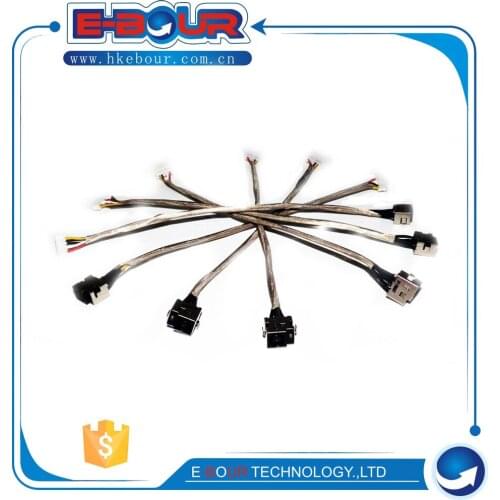 10PCS/Lot Laptop DC Power Jack with Cable for HP Pavilion DV7 DV4 4100 DC Connector