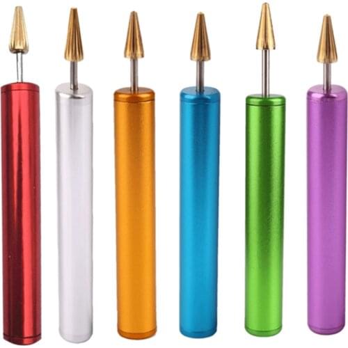 12 colors Leather Edge Dye Pen Colorful Edge Roller Applicator Leather Edge Oil Gluing Dye Paint Roller Tools for Leather Craft