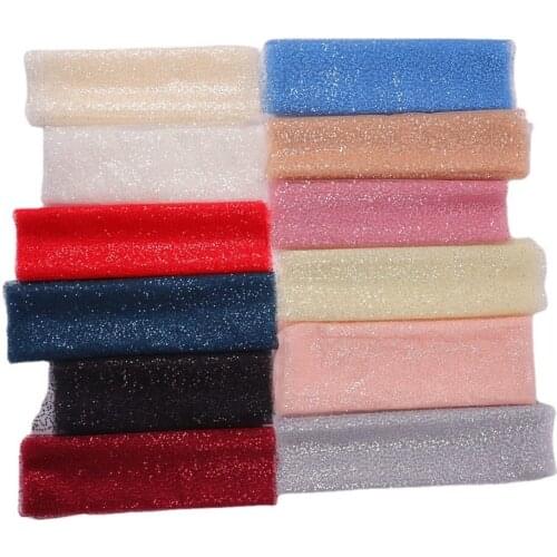 2 Yard/ Lot 12 Color Seuqins Lace Fabric 130cm Width Dress Lace Fabric Bridal Lace Fabric Sequins Lace Fabric Sell By 5 Yard