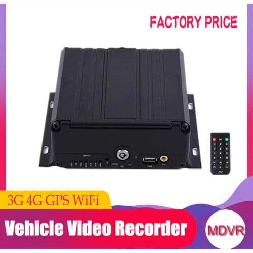 4CH 1080P HDD MDVR Veicular Mobile DVR Camera System With GPS 3G 4G Wifi
