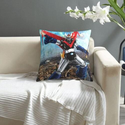 Great Mazinger Rome pattern print Cushion Cover Decorative Pillowcase Chair Seat Square Car Pillow Cover Home Living Textile