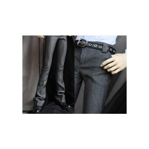 BJD doll pant black gray melange suit pants for 1/3 1/4 BJD SD DD SD17 MDD SSDF doll size doll clothes accessories