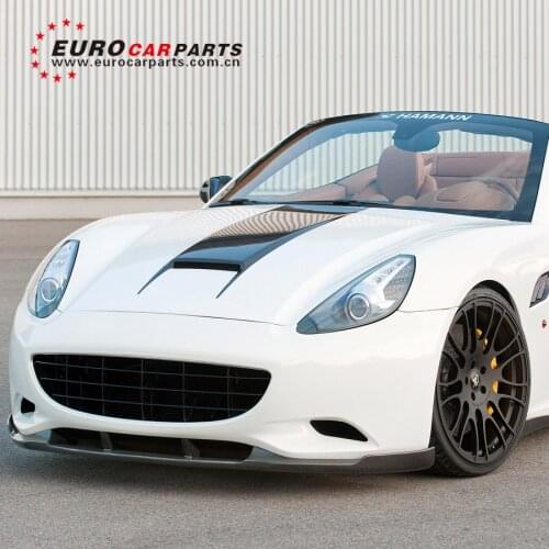 California carbon finber body kit for California carbon finber front lip side skirt diffuser and lower plate