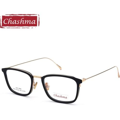 Chashma Brand TR 90 Black Eyeglasses Style armacao para oculos de grau feminino Womens Glasses Clear Lenses