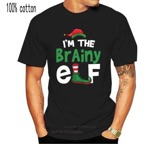 Printed I'm The Beardy Elf Christmas Family Matching PJ T-Shirt Men T Shirt Cotton tshirt O-Neck Short-Sleeve Women T-Shirt