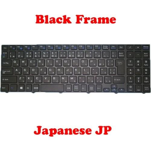 Laptop Keyboard For CLEVO NJ50CU CVM19G90J0-430 6-80-NJ500-211-1M Japanese JP Black Frame New(Big Enter)