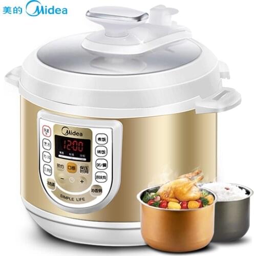Midea 220V 6L Intelligent A Key Exhaust/Precision Control Pressure/ Multifunction Electric Pressure Cooker MY-13CS603A