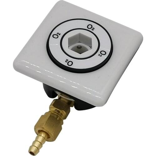 German standard gas terminal oxygen negative pressure air, tail connected to hose air source socket