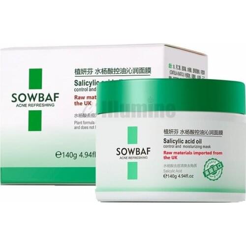 Salicylic Acid Mask Gel 140g Grease Remove Moisturizing Acne Pimples Freckles Removing Exfoliating Oil Controlling