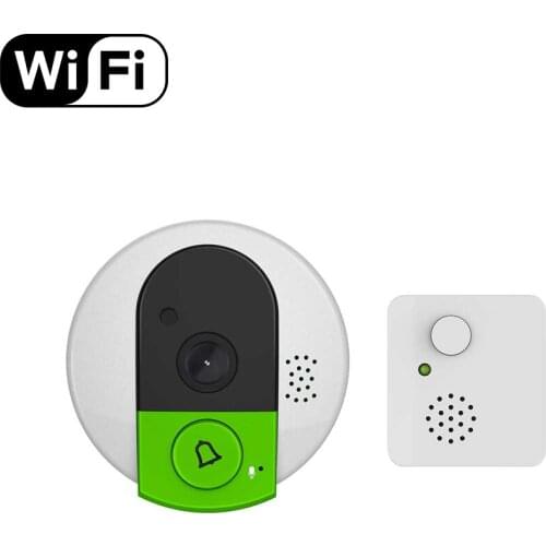 Motion Detection Alarm WiFi Smart Doorbell Phone Peephole System