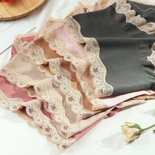 Women Panties High Waist Lace Sexy Seamless Butt Lift Panties Crotch Sexy Soft Lace Elastic Briefs Underwear Plus Size Girls