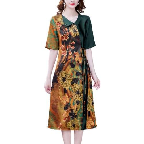 VGVYJLGFV Summer Silk Dresses