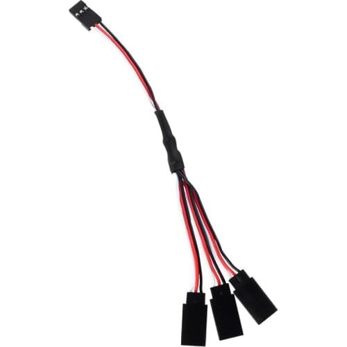 1 to 3 1 to 4 RC Servo Extension Wire Cable 15/30/40cm 1pcs for RC Model Futaba JR Male to Female
