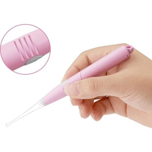 1 Set Baby Ear Cleaner Ear Wax Removal Tool Flashlight Earpick Ear Cleaning Earwax Remover Luminous Ear Curette Light Spoon