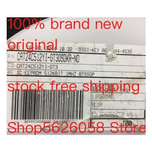 10PCS/LOT CAT24C512YI CAT24C512YI-GT3 TSSOP8 100% new original