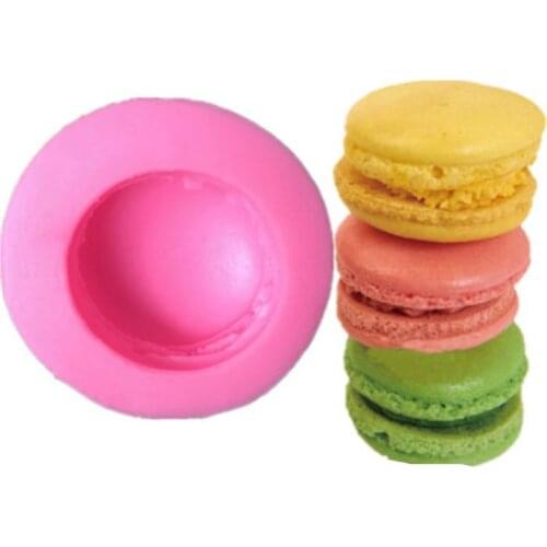 5.5*2.8cm Macaron Silicone Mold Fondant Mold Cake Decorating Tools Chocolate Mold K181