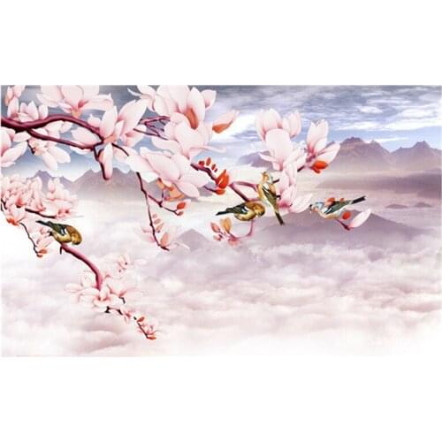 5D diamond embroidery full drill diamond cross stitch crystal square diamond sets decorative diy diamond painting sakura