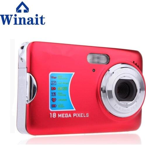 Freeshipping 8x digital zoom Digital camera with 2.7" TFT display self-timer mini camera DC-500FE camera fotografica