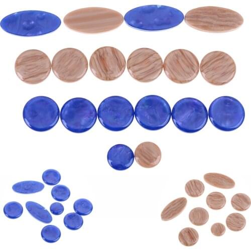 9 Pcs/lot High Quality Alto Tenor Soprano Saxophone Sax key buttons inlays Accessories 2 Colors