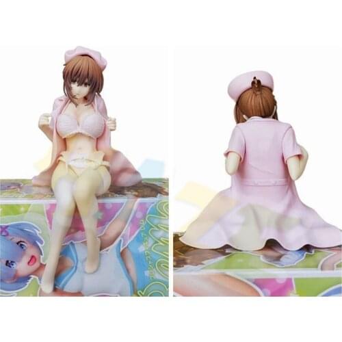 Anime Lechery Boku to Nurse no Kenshuu Nisshi Mio Akagi 1/6 Figure Model Toy 24cm